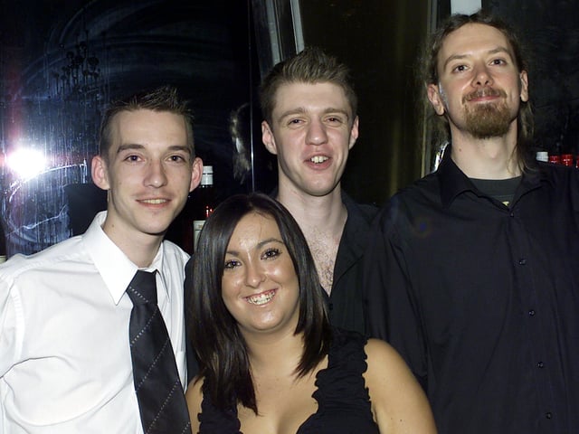The Banus bar staff in 2004