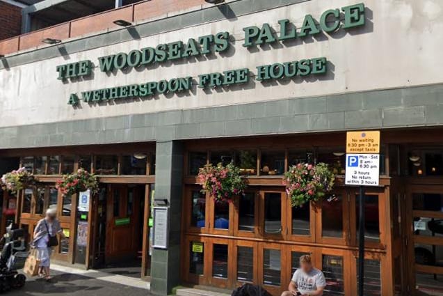 The Woodseats Palace on Chesterfield Road, Woodseats is also on the list of Wetherspoons pubs set to reopen their outdoor areas next month