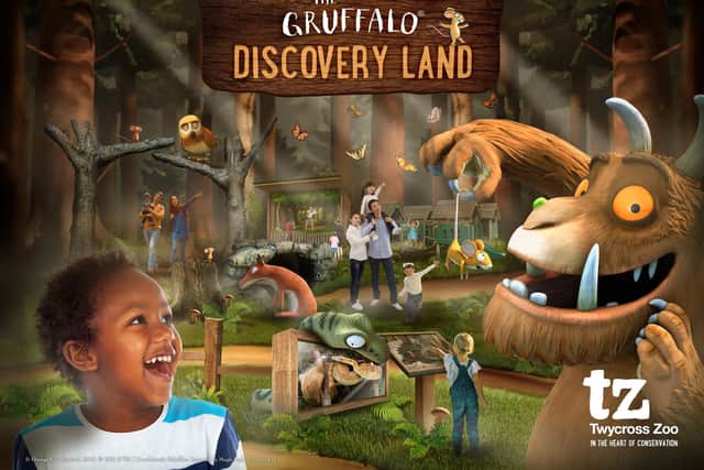 Gruffalo Discovery Land is a brand new attraction at Twycross Zoo