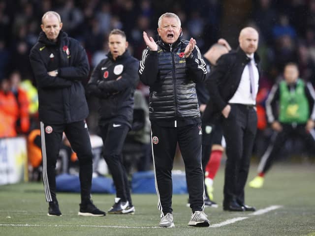 Chris Wilder, the manager of Sheffield United, and Burnley's Sean Dyche have both performed miracles with their respective clubs: Simon Bellis/Sportimage