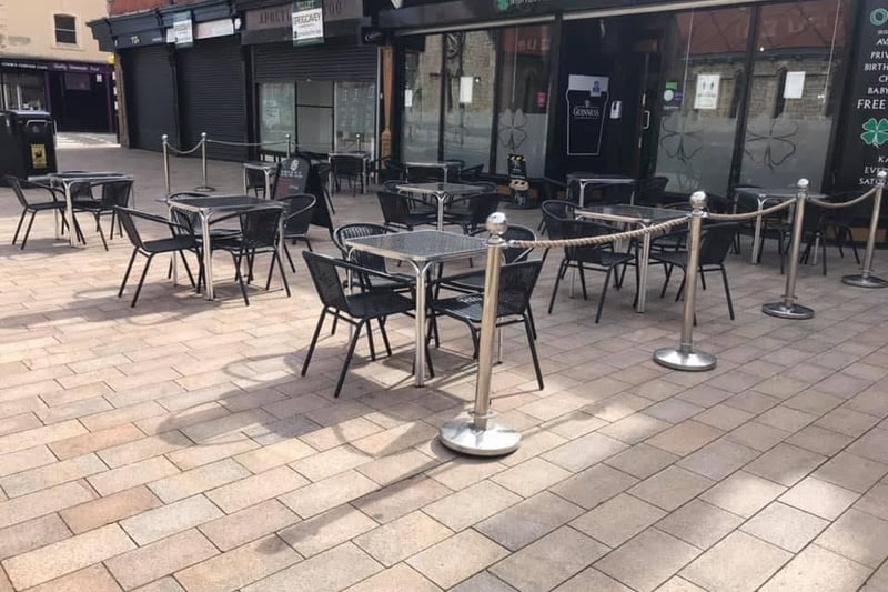 O' Malley's Irish Pub in Church square has a beer garden just outside the front of the pub. Drinks can once again be enjoyed in the sun from April.