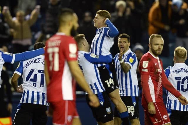 Sheffield Wednesday midfielder George Byers scored a stunning goal in their win over Morecambe.