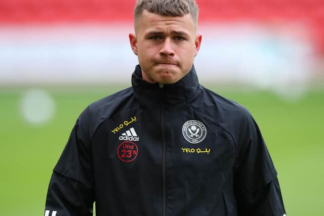 Sheffield United's Zak Brunt is currently on loan at Southend along with teammate Kacper Lopata: Simon Bellis / Sportimage