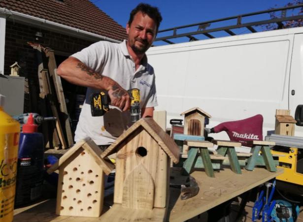 Paul, from Armthorpe, suddently found that he couldn’t go into people’s houses with his business, House and Home Property Maintanence Services. Paul then decided to use his skills to create a variety of inventions - mainly carved from wood. After he gained much popularity in the area, people started offering donations which Paul accepted to eventually raise over £1500 to donate to a local charity, Firefly.
