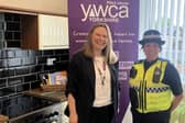 Peile House Project Manger Claire Harding and SYP, PCSO, Sarah Needham