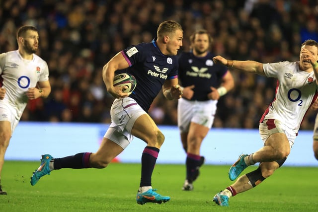A threat with ball in hand, the big winger made 71 metres, with only Darcy Graham making more in the Scotland team. - 7