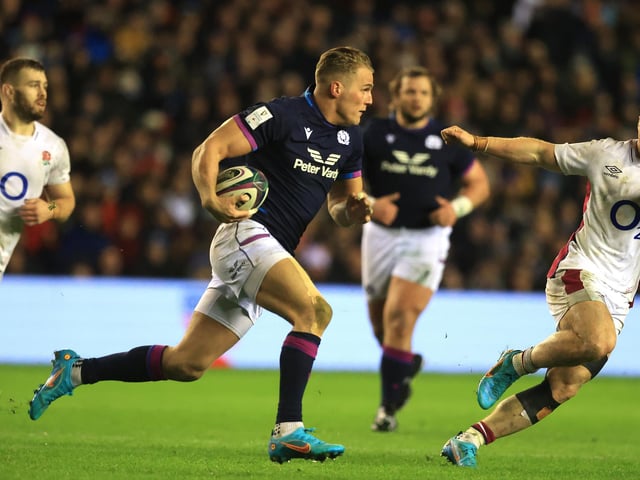 A threat with ball in hand, the big winger made 71 metres, with only Darcy Graham making more in the Scotland team. - 7