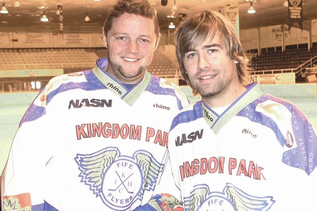 Season 2004-05 brought Steven Hay and Adrian Saul to Fife - Saul moving across the Forth after a great season with Murrayfield Racers (Pic: Bill Dickman/Fife Free Press)
