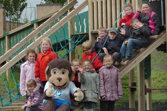 The new playground at Saltholme was officially opened on 2009 and H'Angus was joined by these children from St Aidan's Primary School. Were you there?