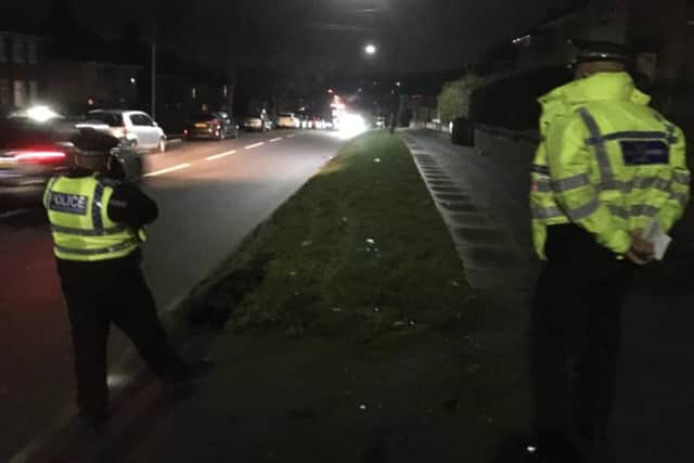 Police speeding op in Parson Cross. Picture: South Yorkshire Police