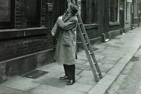 The power of superstition - walking under a ladder is considered to be unlucky