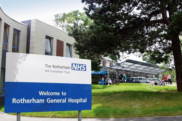 Rotherham Hospital. 