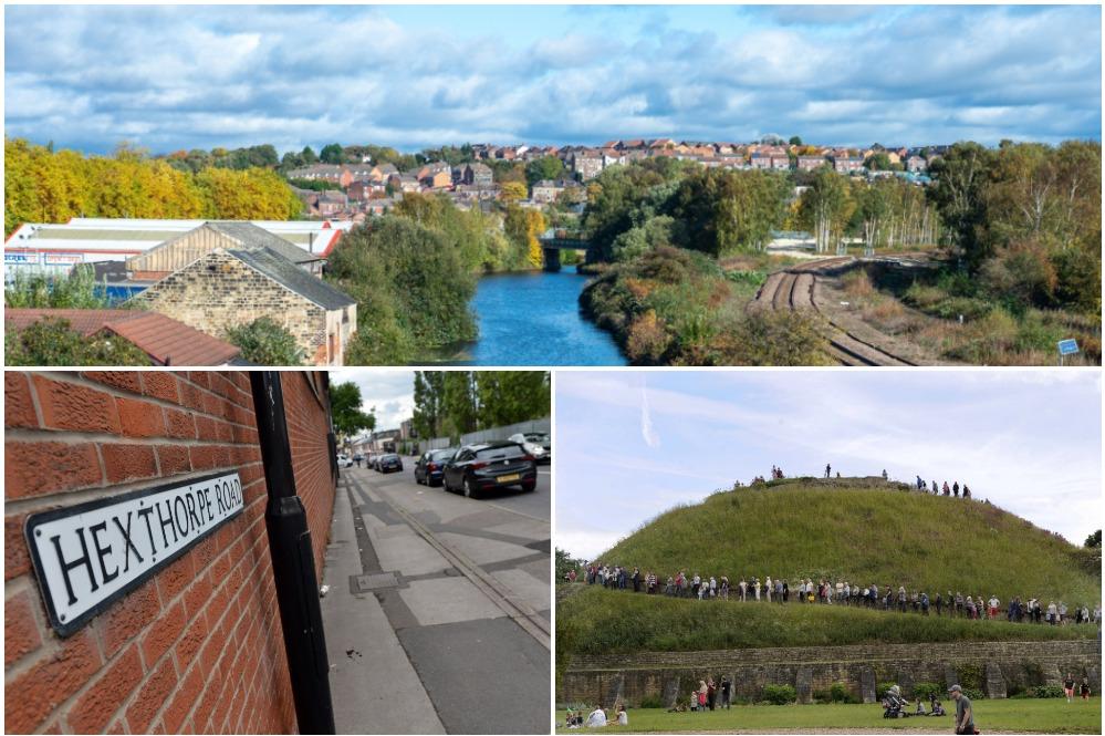 Top picture: Mexborough
Bottom left: Hexthorpe; bottom right: Tickhill