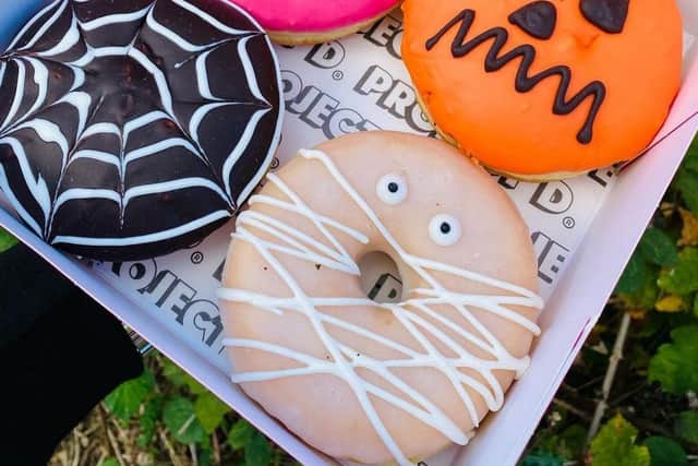 Project D Halloween doughnuts will be available to buy, and can be washed down with a flavoured gin from the Pudgin stall.