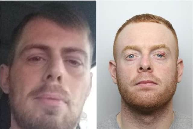 Danny Irons (left) was stabbed to death by Ross Turton (right) on the Manor estate in Sheffield