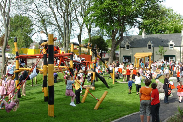 Barnes Park on the opening day of the first phase of its revamp in May 2010.