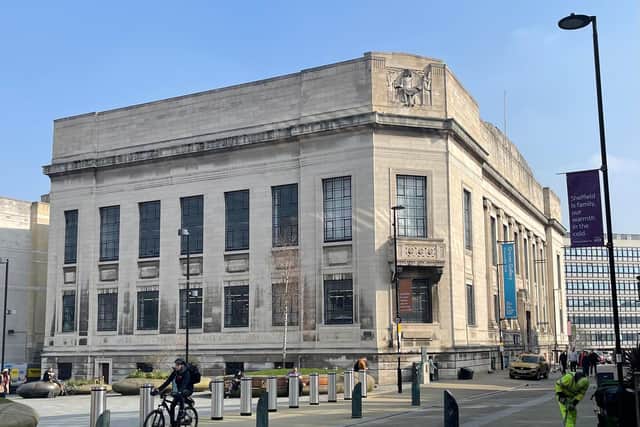 Sheffield Central Library on Surrey Street in Sheffield city centre. Picture: LDRS