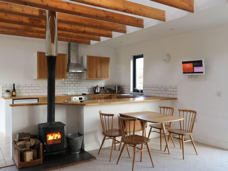 This environmentally friendly property is located in the rural crofting township of Holmisdale, on the Isle of Skye, and is on the market for offers over £220,000.