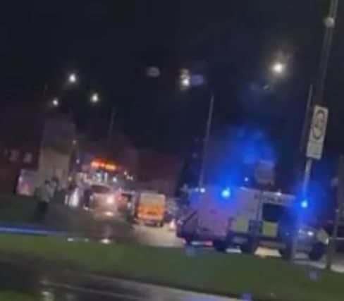 Police have cordoned off Wath Road, in Mexborough, amid reports of a shooting