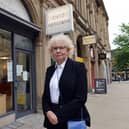Elaine Bird at the opticians set up by husband John on Surrey Street in Sheffield 40 years ago.
