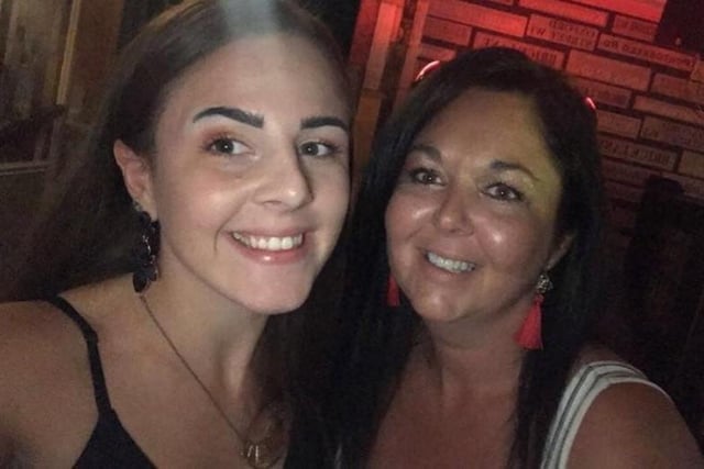 Emily Herron: My lovely mam Karen Hawthorne Everett who works in a care home and has worked all the way through lockdown without complaining, and myself who works in a primary school and worked through all of my holidays to look after key worker children and both are still working hard now.