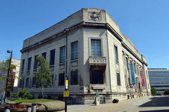 Sheffield Central Library on Surrey Street.