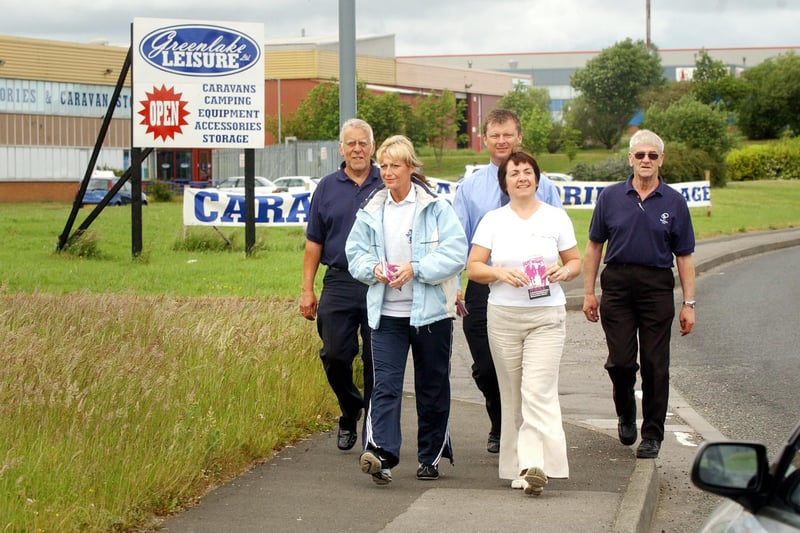 A new project called Urban Walks was launched in Peterlee 15 years ago but were you pictured getting right behind it?