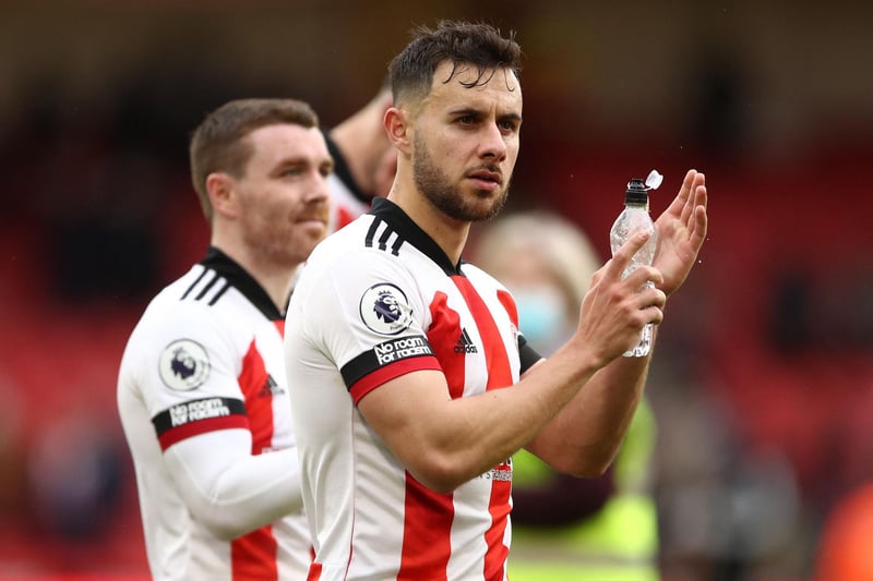 Burnley have joined Celtic in the race to sign Sheffield United's George Baldock. The 28-year-old, who has also been linked with Greek giants Olympiacos, made 32 Premier League appearances for the Blades last season. (Daily Mail)
