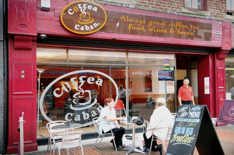 Coffea Caban in Blandford Street in this view which goes back to 2014.