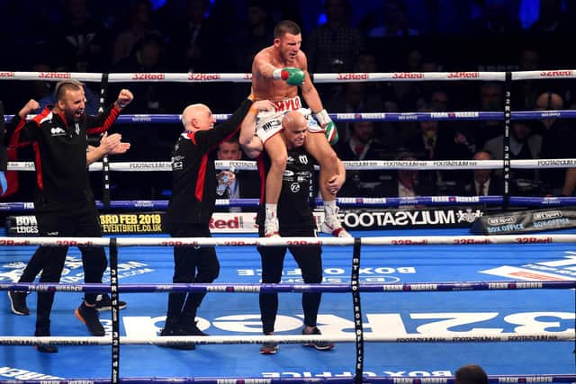 Dominic Ingle insists there are no hard feelings between himself and Liam Williams following their split ahead of next month’s grudge match against Chris Eubank Jr (photo by Nathan Stirk/Getty Images).