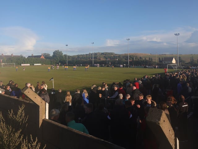 A decent turnout at The Lido Ground