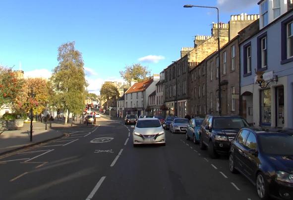 A 56 per cent reduction in NO2 was recorded at a site in Linlithgow High Street.