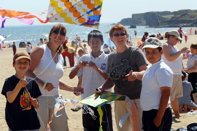Pupils got to enjoy a day of kite flying at Sandhaven beach in 2006. Were you there?