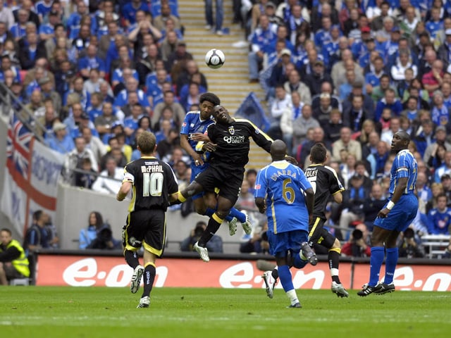 Match action from the final. Picture: Will Caddy