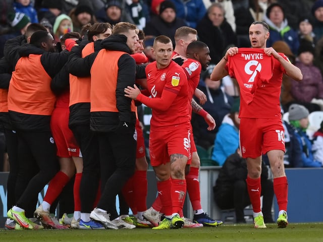 Leam Richardson’s side sit joint-top of League One having lost once in their last six games, a final-minute win against promotion rivals Plymouth sees the Latics fourth in the form table. (Photo by Dan Mullan/Getty Images)