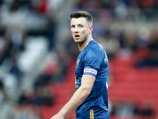 Mansfield Town midfielder Ollie Clarke.