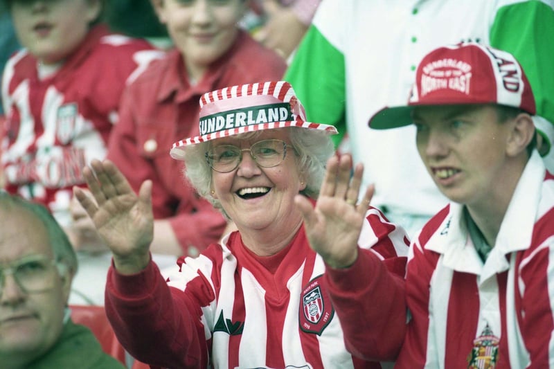 The Stadium of Light opening day and here are fans enjoying the occasion.