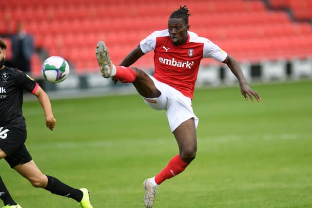 Rotherham United manager Paul Warne has backed striker Freddie Ladapo to be a success during the forthcoming Championship season. Photo: Jonathan Gawthorpe