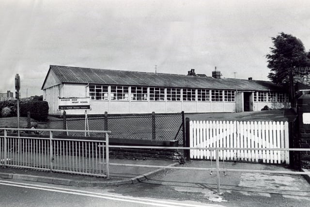 Duchess Road Infant School, Shoreham Street, Sheffield, pictured in June 1981.  The school closed in 1982.