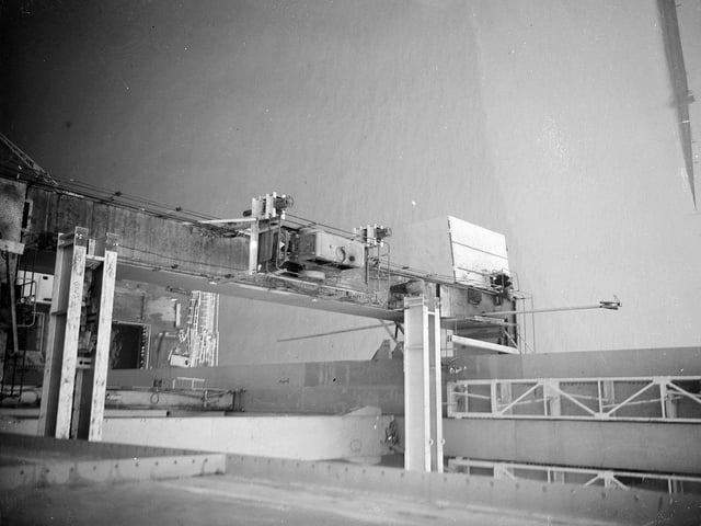 Early days in the construction process in 1960.