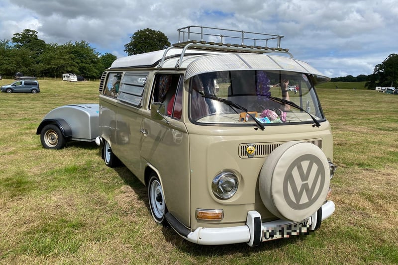 Beryl showing off at the 2021 Mighty Dub Fest in Alnwick.
