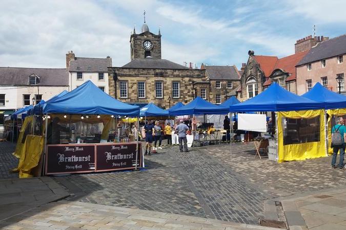 Alnwick's new-look market was finally able to open in June under its new operator.