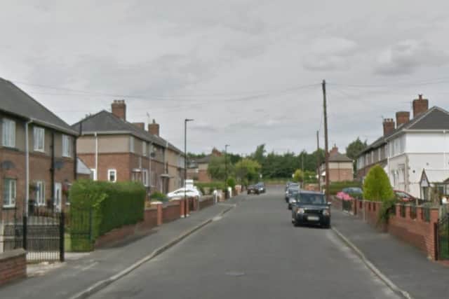 New Street in Carcroft, Doncaster, where a man was caught driving a car while launching fireworks from the window (pic: Google)