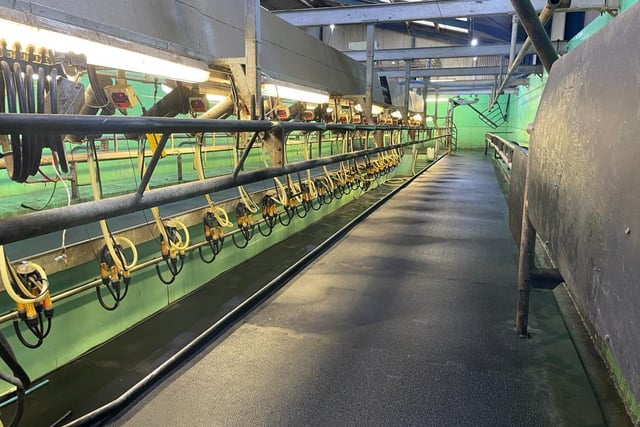Under its current owners, the farm was processing an average of 12,500 litres per milking session.