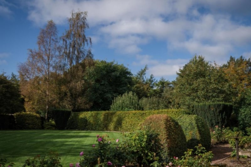 The grounds are perfect for a picnic or a game of croquet on the lawn.