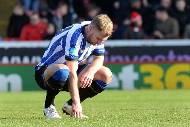 Sheffield Wednesday skipper Tom Lees had a miserable afternoon in Brentford.