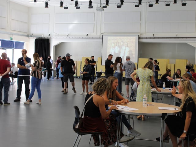 GCSE results day at Campsmount