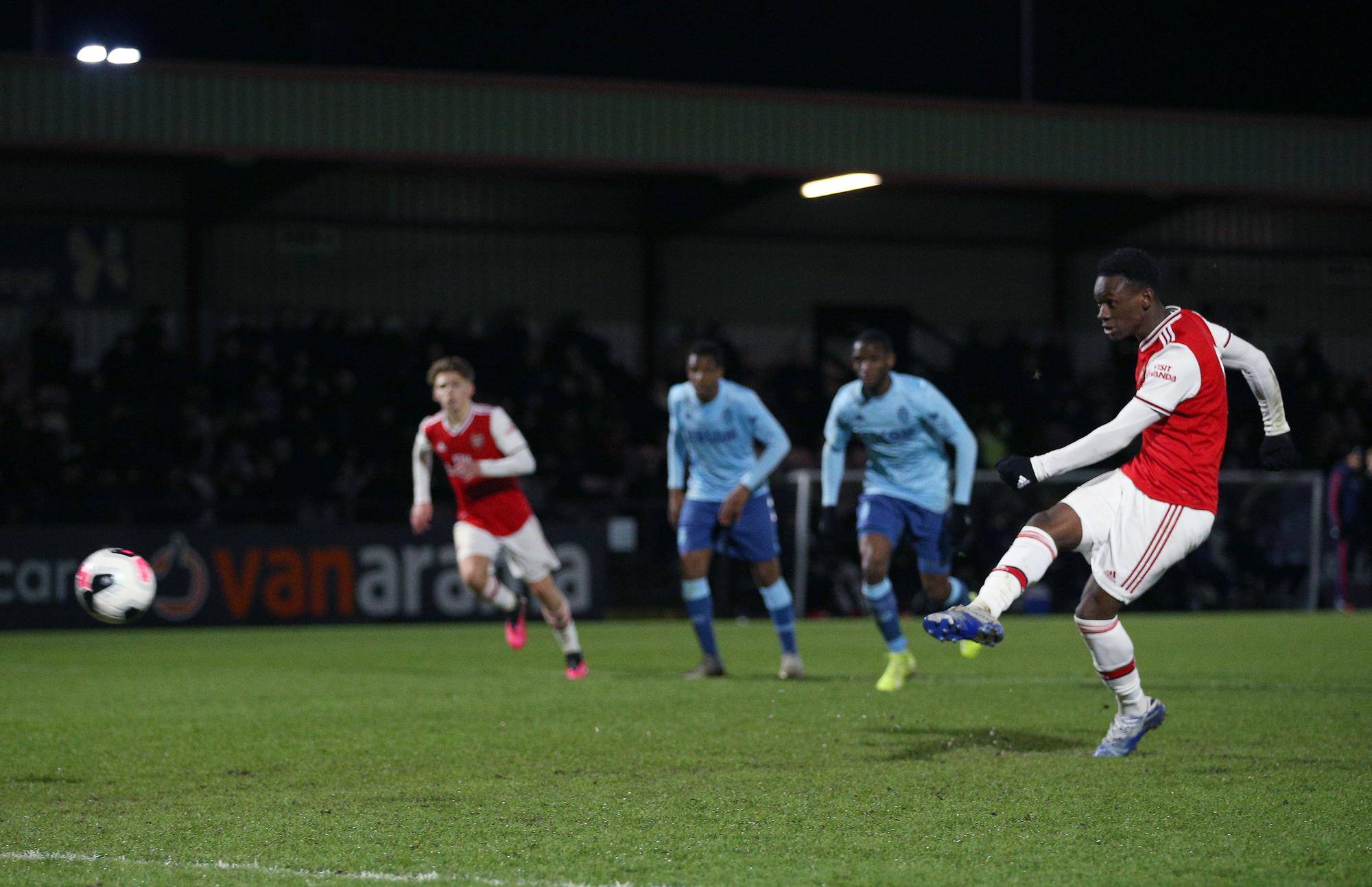 Balogun has said he's ready for a new challenge after dominating under-23 football. Could the prospect of linking up with Miguel Azeez work in Pompey's favour? (Photo by James Chance/Getty Images)