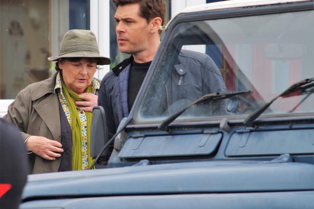Brenda Blethyn with co-star Kenny Doughty, who plays DS Aiden Healy.