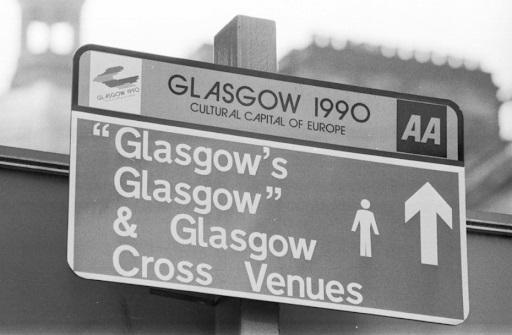 Glasgow City of Culture street signage.